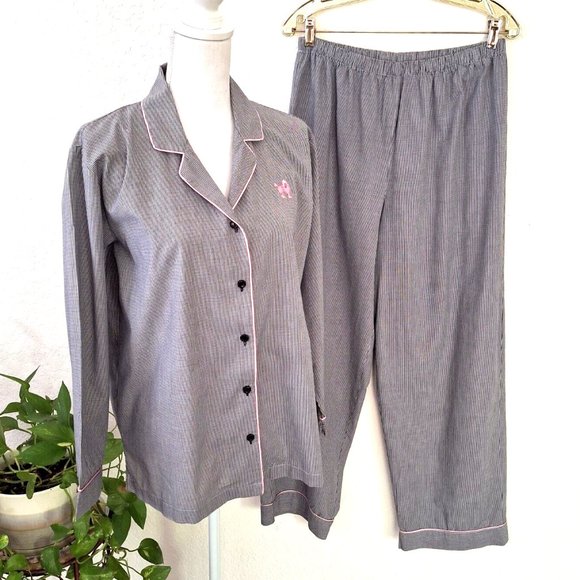 Charter Club Other - 💰SOLD💰Poodle PJs Charter Club Black & White 100% Cotton Woven